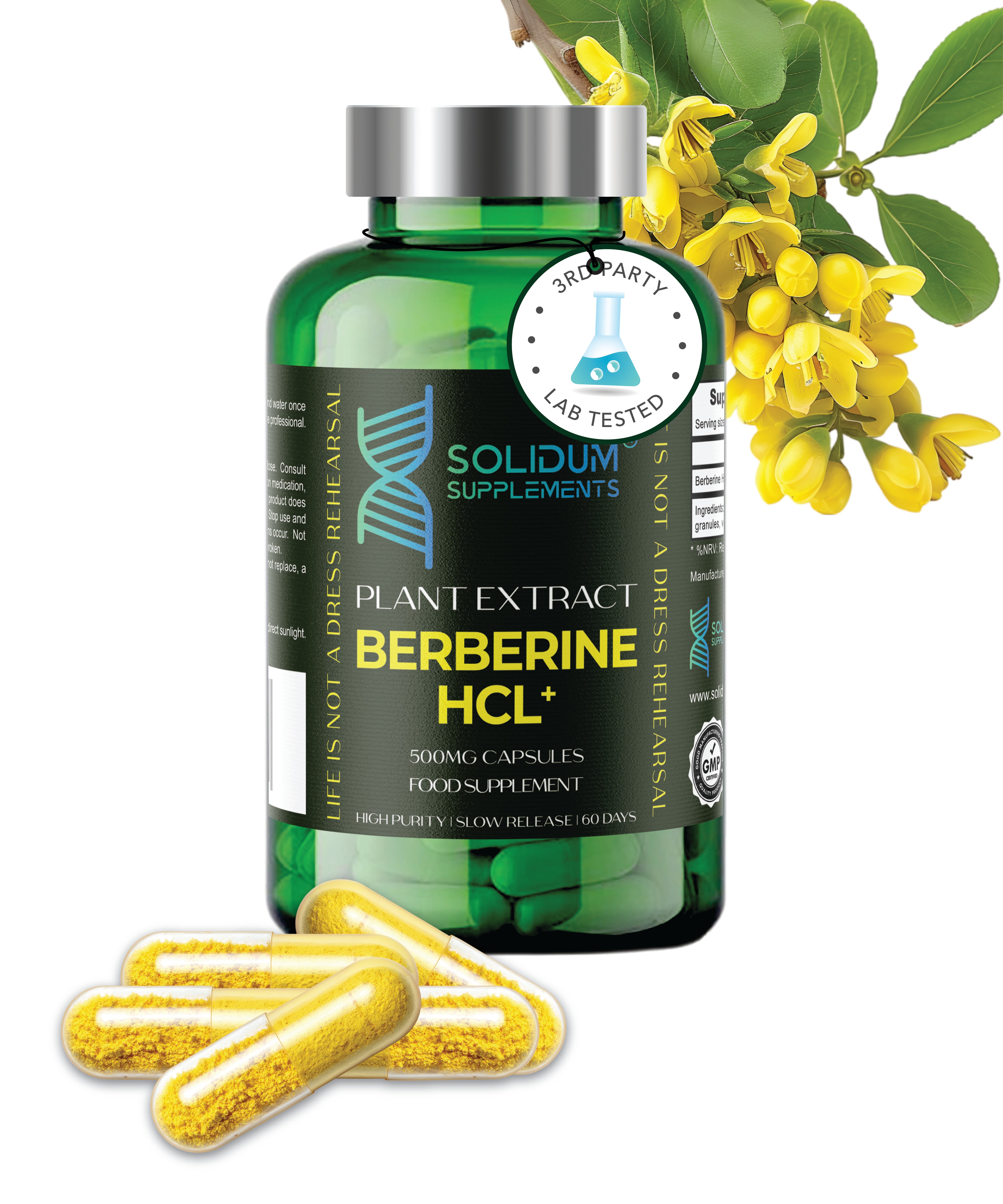 Premium Berberine HCL+ 98%