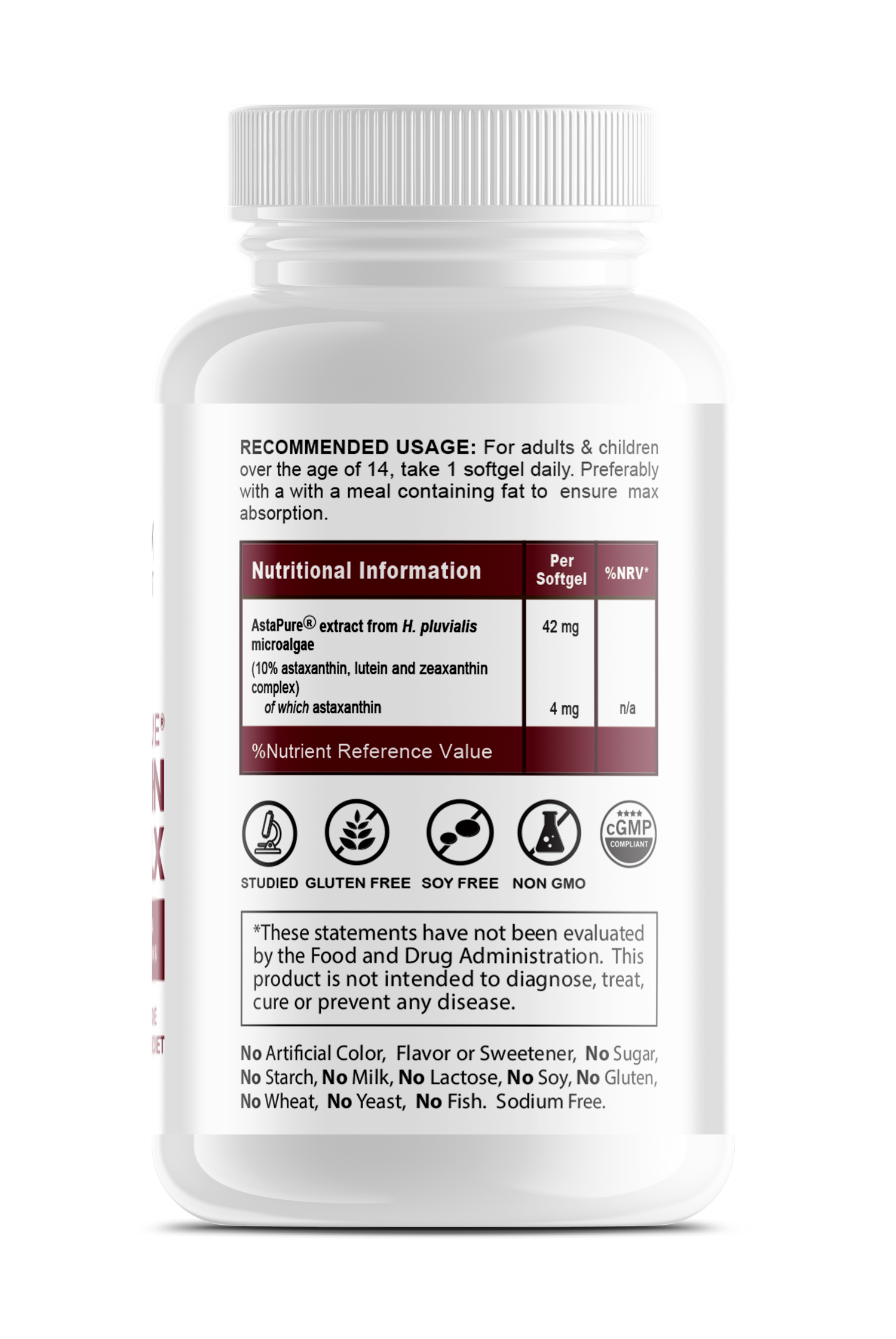 Astaxanthin - Under R&D